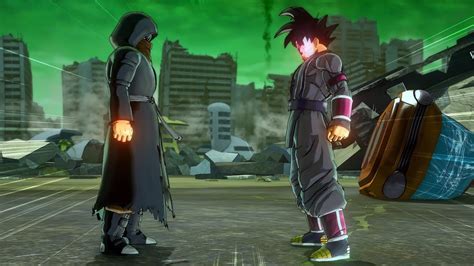 Warrior In Black Against Crimson Masked Saiyan Dragon Ball Xenoverse