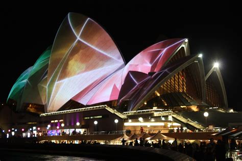 Sydney City And Suburbs Sydney Opera House Vivid Sydney Lighting