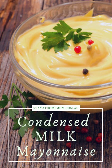Condensed Milk Mayonnaise Delicious Salad Dressings Salad Dressing Recipes Homemade