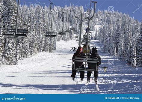 Holiday Skiers Ride The Chair Paradise At White Pass Ski Area