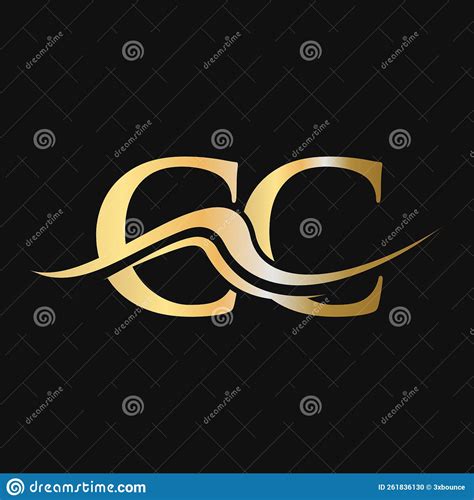 Letter Cc Logo Design Initial Cc Logotype Template For Business And