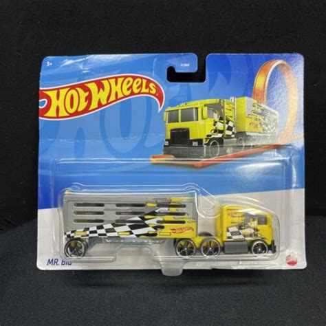 Hot Wheels Yellow Mr Big Semi Truck Hw Track Stars Haulers Mattel 2022