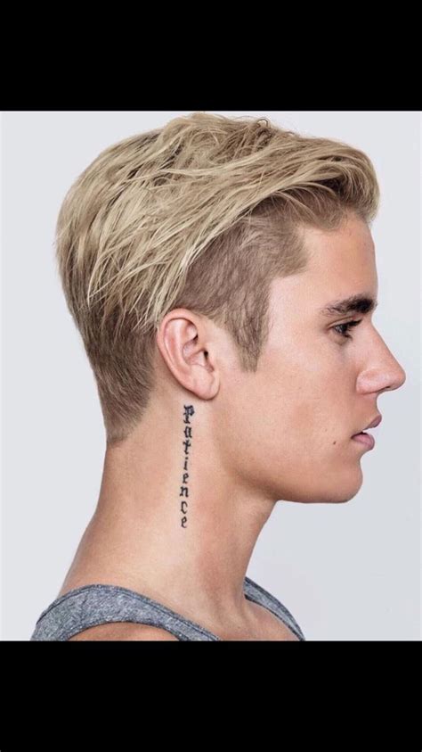 Beautiful Side Profile Justin Bieber Tattoos Mens Hairstyles Justin