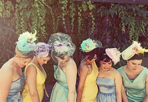8 Alternatives To The Typical Bridesmaid Look Wedding Hats Bridal