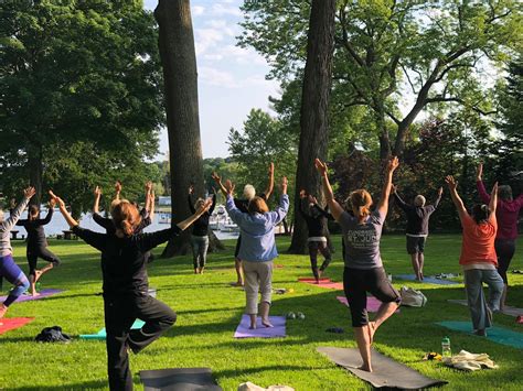 Free Yoga In The Park Experience Essex Ct