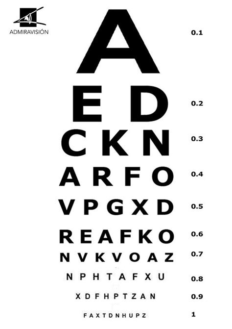 50 Printable Eye Test Charts Artofit