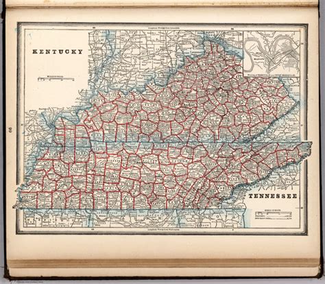 Kentucky Tennessee David Rumsey Historical Map Collection