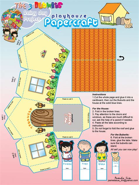 Papercraft House By Pammylim On Deviantart Paper Crafts For Kids
