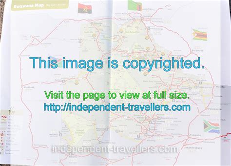 Highlights itinerary 3 nights camping in xakanaxa, moremi game reserve activity. The tourist map: "Botswana Map" (pages 3-4) - Moremi Game ...