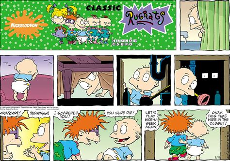Nickalive Classic Rugrats Comic Strip For Sunday August 23 2020