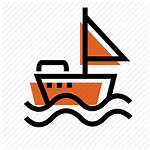 Boat Icon Ship Sailor Grid Wave Icons