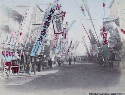 Fotos Raras Coloridas à Mão Da Vida Cotidiana Em Meiji Japão Na Década
