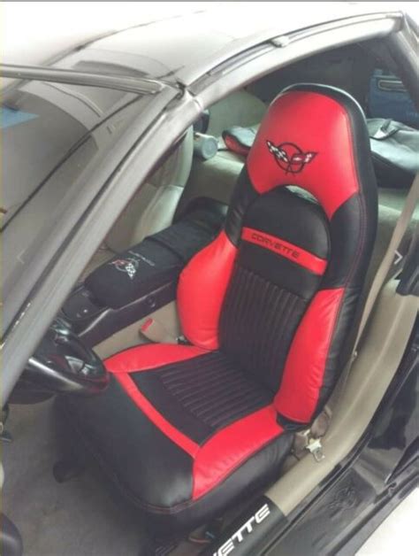 C5 Corvette Sport Style Replacement Synthetic Leather Seat Cover With