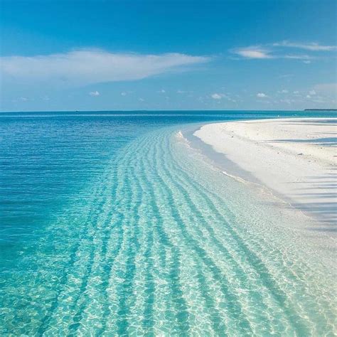White Sand Beaches And Clear Blue Water