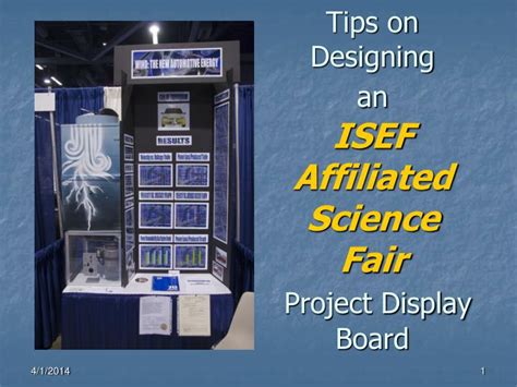 Ppt Tips On Designing An Isef Affiliated Science Fair Project Display