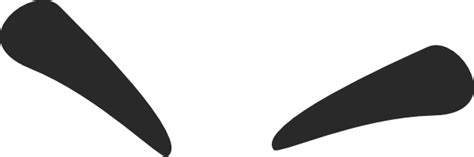 Angry Angry Eyebrows Png Transparent Background