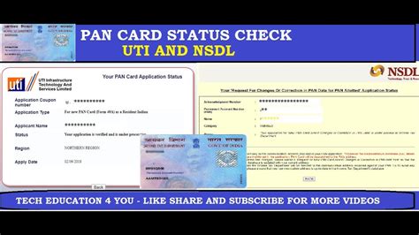 I started to pay my study loan from perbadanan tabung tinggi pendidikan nasional (ptptn) since i received the first letter from ptptn to inform me to start paying my study loan. How to check PAN Card Status - YouTube