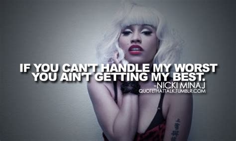 Quotations by nicki minaj, american musician, born december 8, 1982. Favourite Nicki Minaj Quotes? - Random - OneHallyu