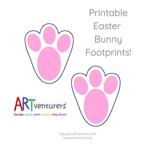 After you have gathered your supplies and printed off your favorite bunny template, cut out all of plus, we were even able to get our smallest involved in the craft too while she is learning. Easter Bunny Footprint Stencil Template!