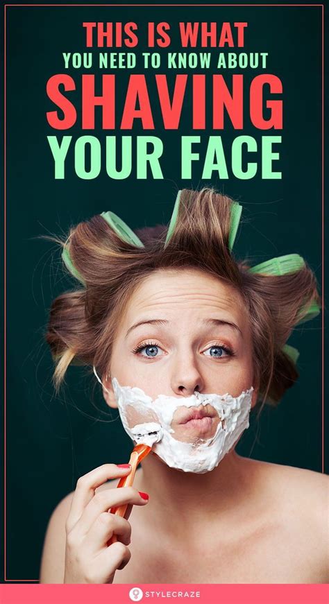 Should Women Shave Their Face Here Is What You Need To Know About Shaving Your Face Woman