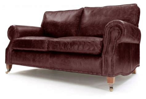 Hepburn French Style Leather Sofa From Old Boot Sofas