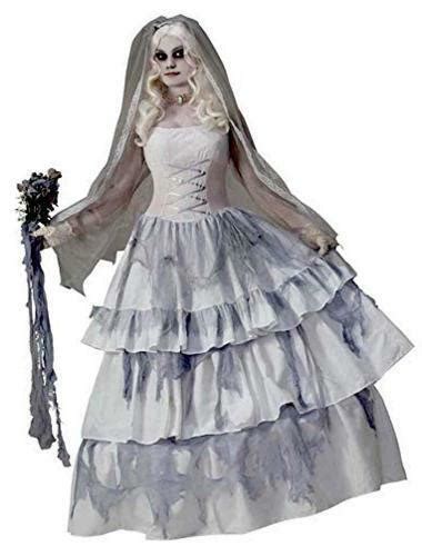 Forum Novelties Women S Deluxe Victorian Ghost Bride Costume Multi One Size For Sale Online Ebay