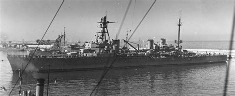 French Heavy Cruiser Tourville At Casablanca In Late 1943 — Postimages