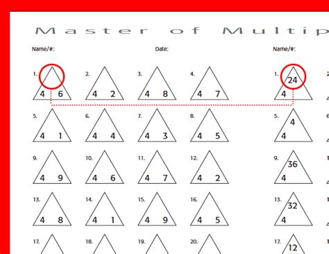 That no addict, still suffering, need ever die. Multiplication Triangle Tests