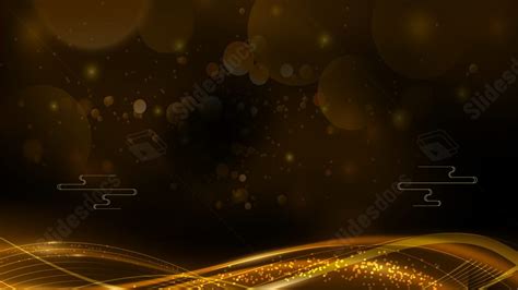 Annual Meeting Stage Red Gold Business Powerpoint Background For Free