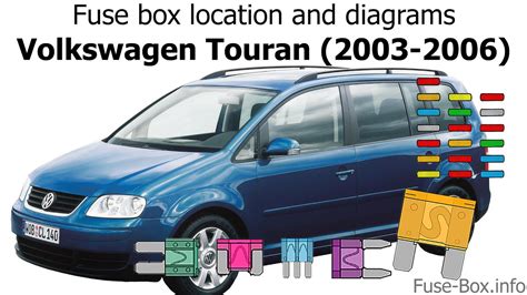 Fuse Box Location And Diagrams Volkswagen Touran 2003 2006 Youtube