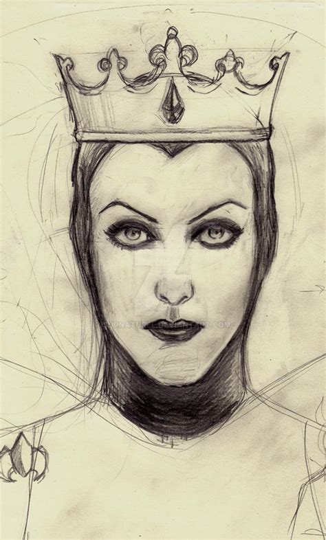 The Queen Sketch By Surnaturel On Deviantart