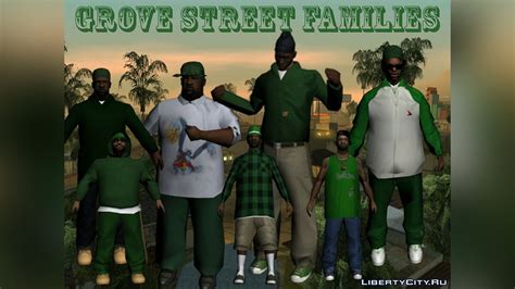 Download Grove Street Families Skin Pack For Gta San Andreas