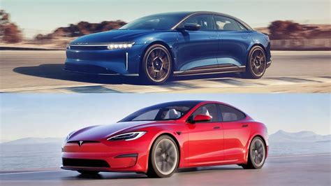 Electrifying Speed Lucid Air Sapphire Vs Tesla Model S Plaid In 2024