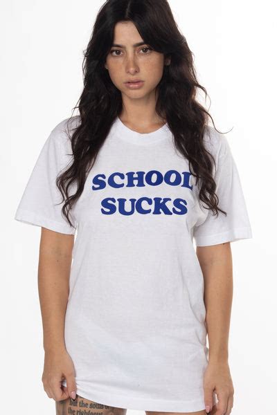 Vintage School Sucks T Shirt Solstice Intimates