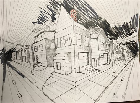 First Perspective Drawing Shading Any Tips On Improving Rsketchbook