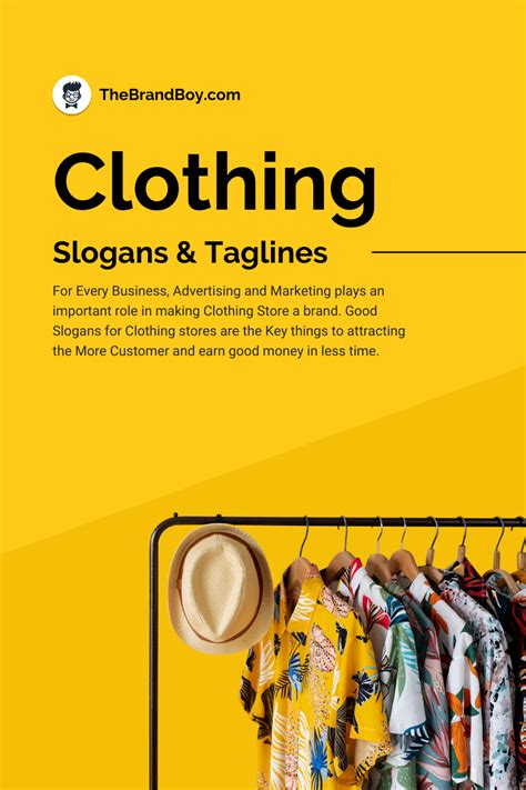 1123 Cool Clothing Slogans And Taglines Thebrandboy