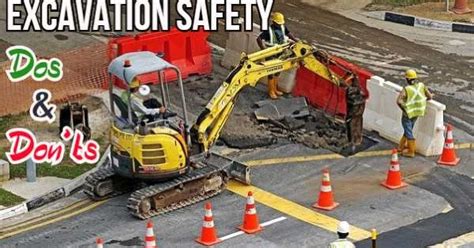 Excavation Safety Dos And Donts Hse And Fire Protection Safety