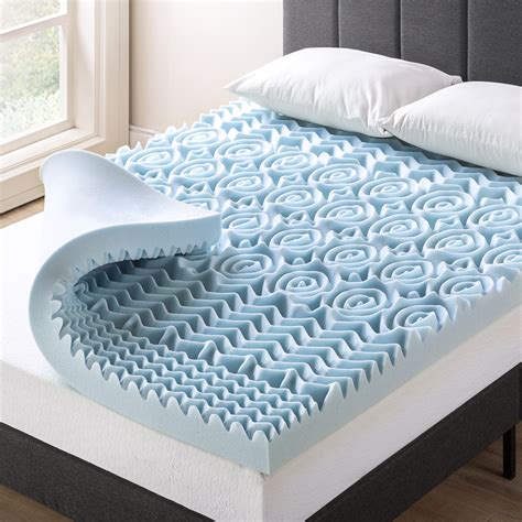 Mattresses are a tough purchase. Best Price Mattress 4 Inch Cooling Gel 5-Zone Memory Foam ...