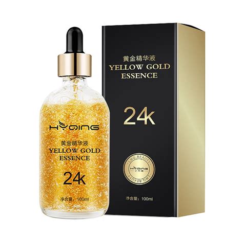 24k Pure Gold Foil Essence Serum Makeup Primer Moisturizing Anti
