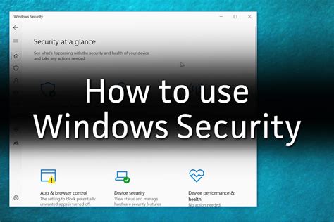 How To Use Windows Security In Windows 10 Pcworld