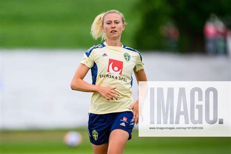 Rebecka Blomqvist Of The Swedish Women S National Football Team At A Training Session
