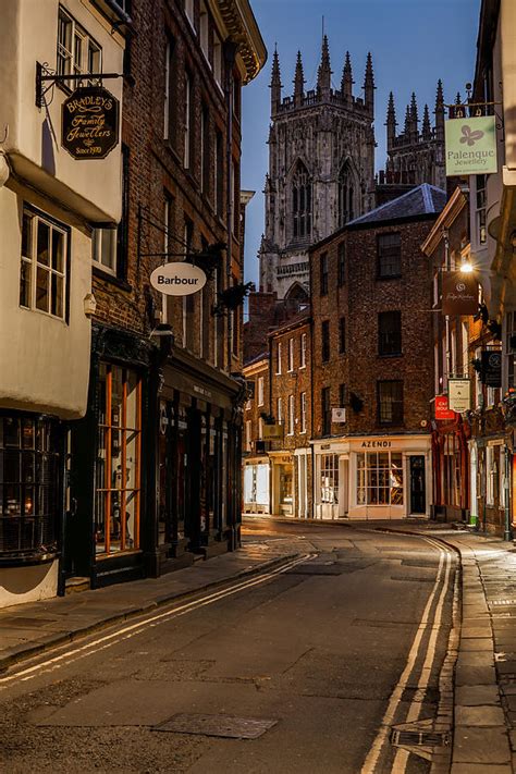 The Beautiful City Of York In England On A Lonely Morning