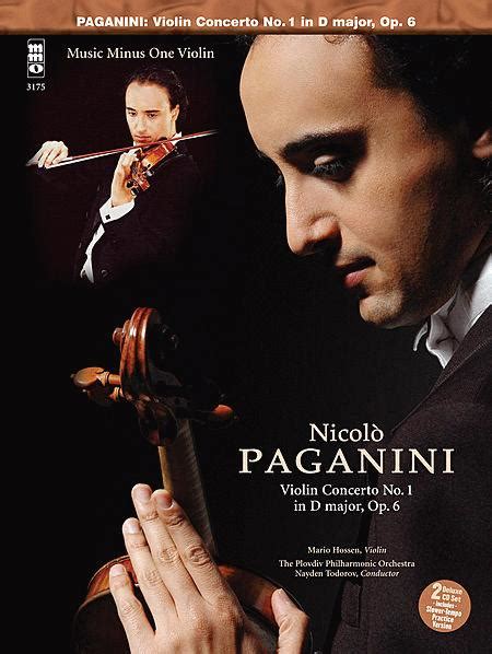 Sheet Music Paganini Violin Concerto No 1 In D Major Op 6 Violin