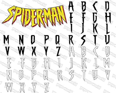 Spider Font Man Font Spider Svg Man Svg Spider Font Svg Spider