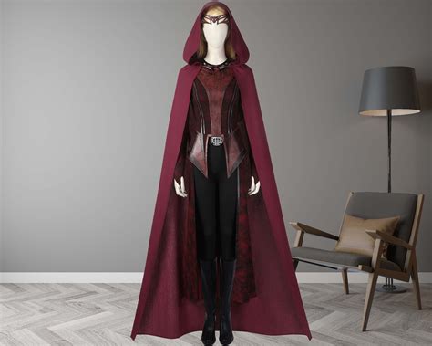 Scarlet Witch Mom Battle Damaged Edition Costume Suit Town