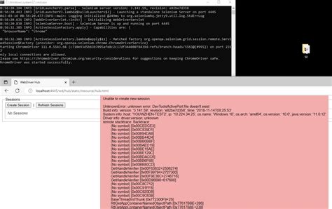 Bug Devtoolsactiveport File Doesn T Exist For Chromedriver