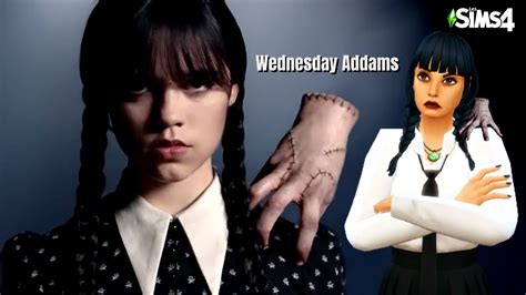 Wednesday Addams Sims 4 Create A Sim Cc List Youtube