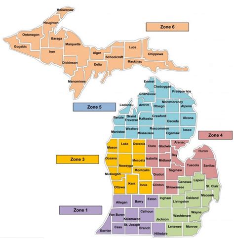 Michigan County Maps Printable Printable Maps