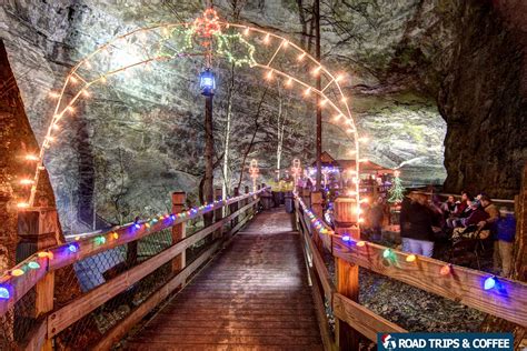 The Remarkable Christmas Lighting Of The Tunnel At Natural Tunnel State