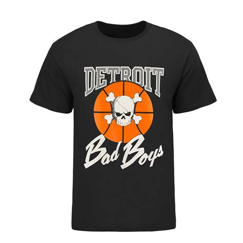Detroit Bad Boys T Shirt Pistons 313 Shop